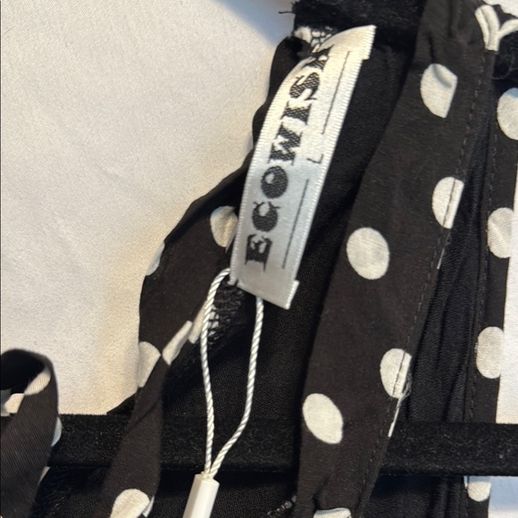 ECOWISH Polka Dot High-Low Dress – Size Large – NWT - Picture 2 of 9